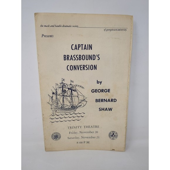 Vintage 1959 Georgetown University Mask and Bauble Dramatic Society Program - Picture 1 of 5